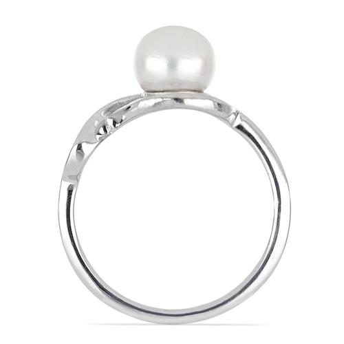 2.23 CT WHITE FRESHWATER PEARL STERLING SILVER RINGS #VR034217